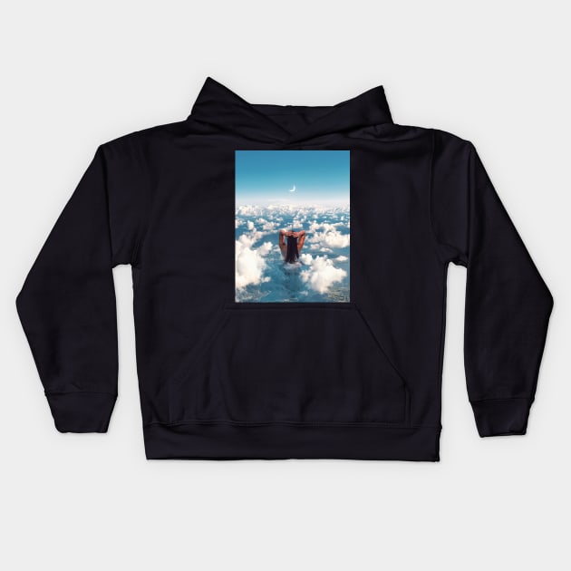 Heavenly Sky Kids Hoodie by julianmajinstore